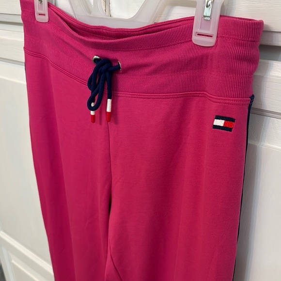 Tommy Hilfiger Pink and Blue Joggers. Size S. - Picture 3 of 7